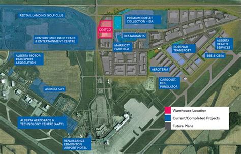 Edmonton International Airport Arrivals Map