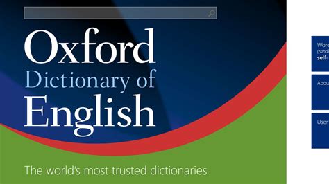 Oxford Dictionary of English - Download