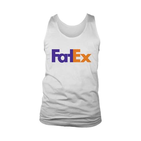 Fatex Funny Fedex Parody Man's Tank Top