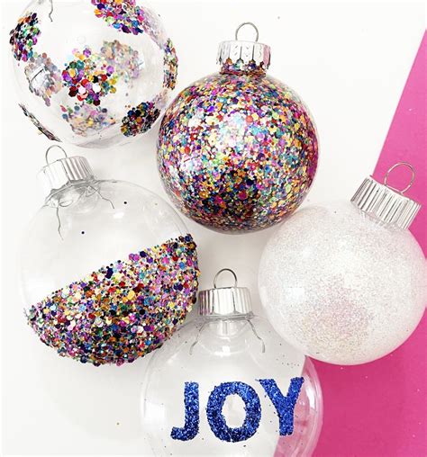 5 DIY Glitter Ornament Ideas - Pineapple Paper Co.