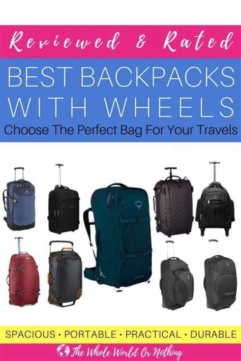 Best travel backpack with wheels 2020 for every trip – Artofit