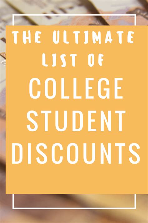 The BEST College Student Discounts (2019-2020)