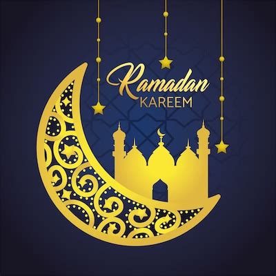 Create wish card with your name on Happy Ramadan.
