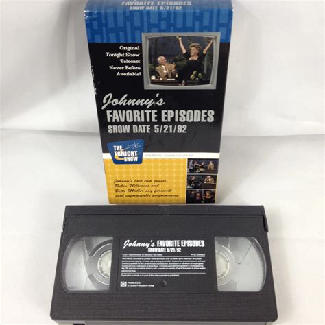 The Tonight Show-1992-Johnny Carson Farewell-VHS Tape-Used | Vinted