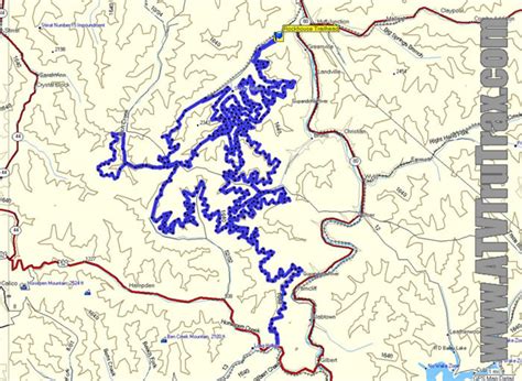 Hatfield McCoy Trails West Virginia ATV Trail Maps