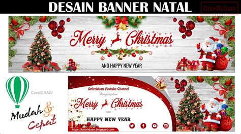 Cara Membuat Banner Natal di CorelDRAW - TUTORiduan.com