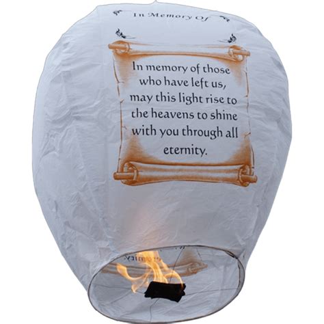 In Memory Sky Lantern | Pro Fireworks