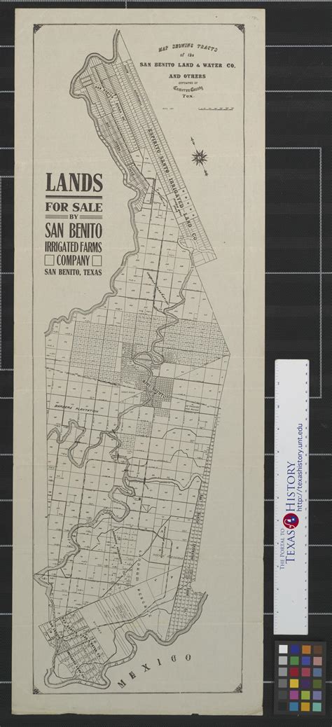 Map showing tracts of the San Benito Land & Water Co. and others ...