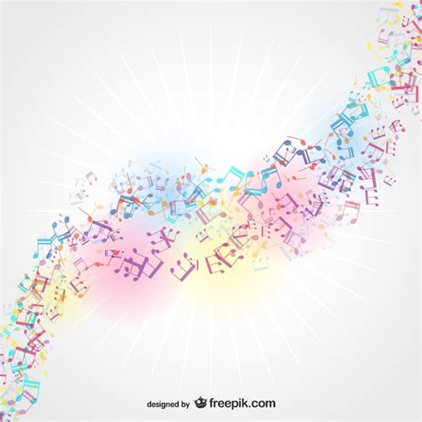 Free Vector | Sun light musical background