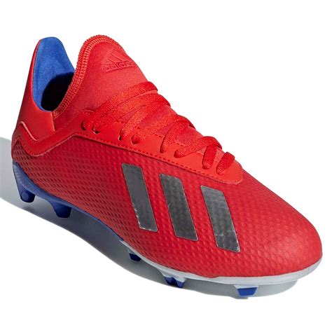 adidas Kids X 18.3 Junior FG Football Boots Firm Ground Lace Up Lightweight Mesh | eBay