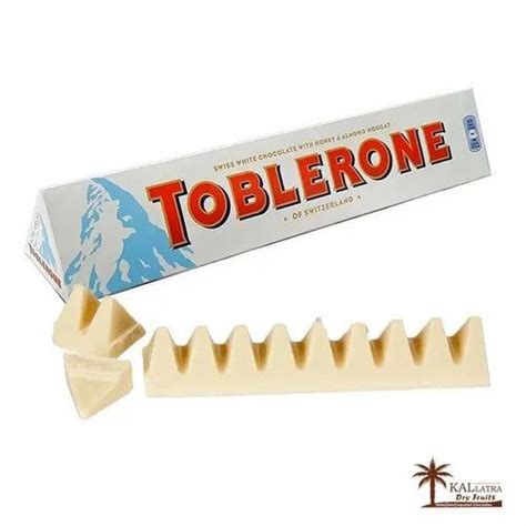 Toblerone White Chocolate, 100gms (Pack of 1) at Rs 150/unit | Imported Chocolate in Mumbai | ID ...