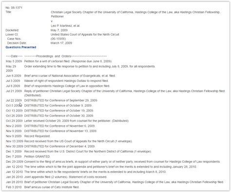 Finding Dockets & Court Documents - Court Briefs, Dockets & Oral ...