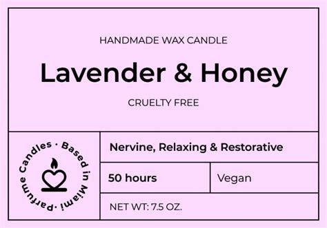 Free custom Candle Labels templates to design | Wepik