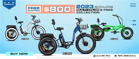 Addmotor 2023 Upgraded Version of Electric Tricycles