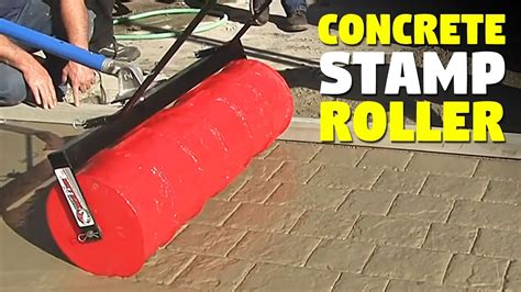 Concrete Stamp Roller: Easy & faster than traditional concrete stamping