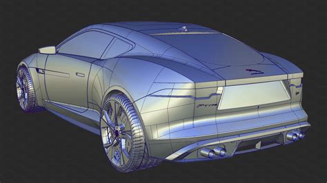 Jaguar F-Type Modelling :: Behance