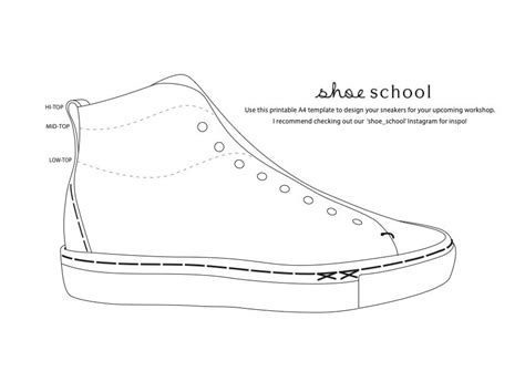 FREE Sneaker design template — Shoe School