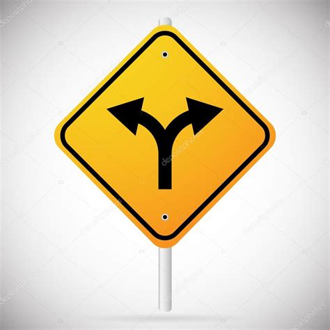 Junction Road Sign — Stock Vector © vectorguy #68884363