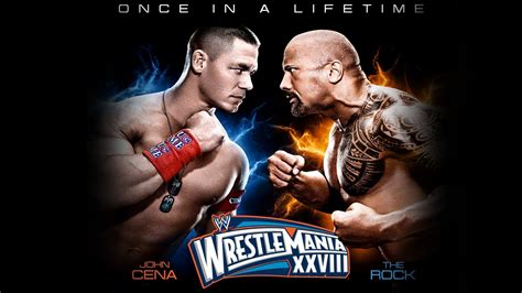 The Rock Vs John Cena Wrestlemania 29 Wallpaper