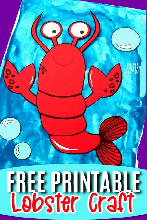 24 Best Lobster Crafts for Kids images in 2020 | Lobster crafts, Crafts ...