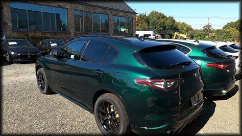 STUNNING! Alfa Romeo Stelvio Verde Green Visconti Paint! - YouTube