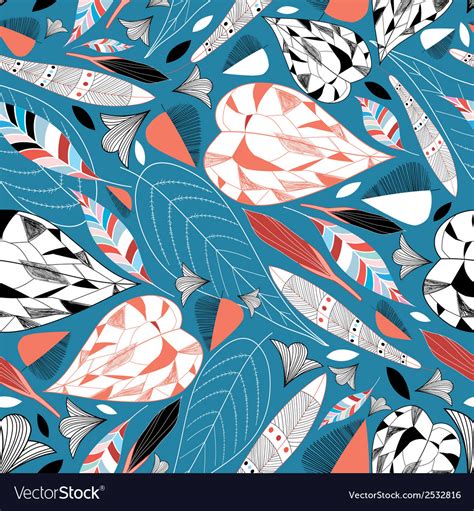 Autumn leaf pattern Royalty Free Vector Image - VectorStock