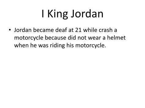 PPT - I King Jordan PowerPoint Presentation, free download - ID:3163989