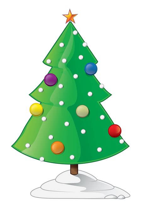 Christmas Tree In Clipart - Clipart