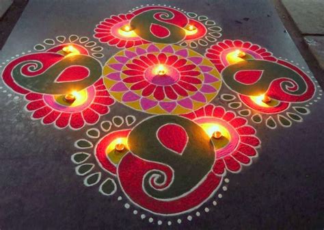 Beautiful Easy & Simple Rangoli Designs for Diwali 2023