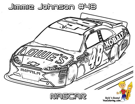 Nascar Racing Coloring Pages - KerinenCerdenes