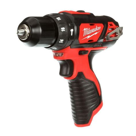 Milwaukee M12 12-Volt Lithium-Ion Cordless 3/8 in. Hammer Drill/Driver (Tool-Only) (New Open Box ...