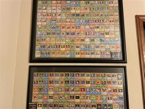 FRAMED ALL HOLOS Pokemon COMPLETE Original 151/150 AND Team Rocket ...