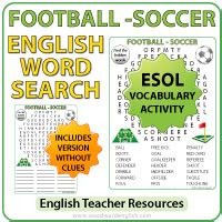 Football / Soccer – English Vocabulary and Resources | Woodward English