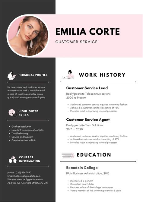 Template Cv Canvas