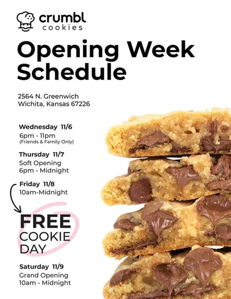 Crumbl Gourmet Cookie Delivery Service Opening in Wichita November 7th ...