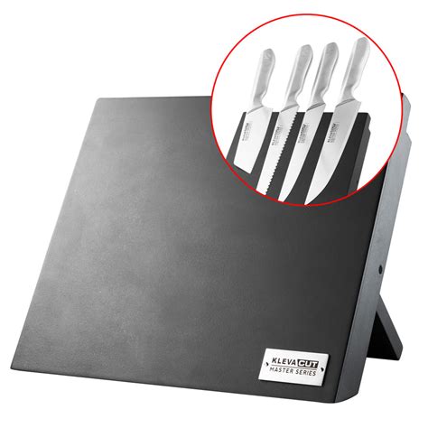 Midnight Magnetic Knife Block - Stylish Knife Holder - Kleva Range