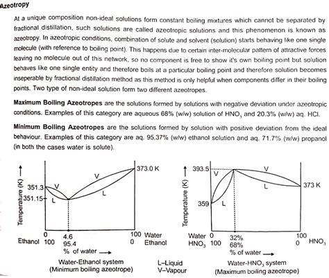 in azeotropic mixture , what is the state of the solute and solvent(like are they solids or liquids