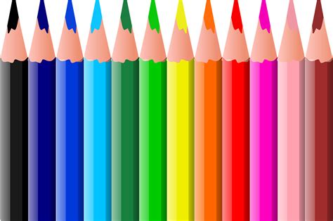 Color Pencils Pencil Coloured · Free vector graphic on Pixabay