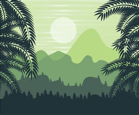 Jungle Background Vector at Vectorified.com | Collection of Jungle Background Vector free for ...