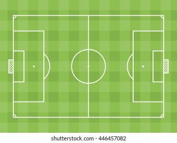 Football Soccer Pitch Design Can Be Stock Vector (Royalty Free ...