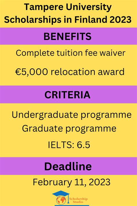 Tampere University Scholarships in Finland 2023 - Scholarship studio ...