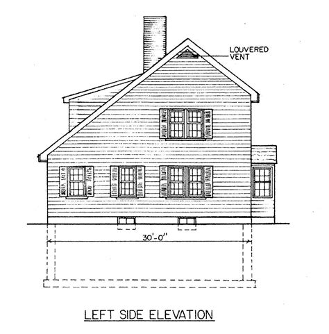 Free Saltbox House Plans | Saltbox House Floor Plans