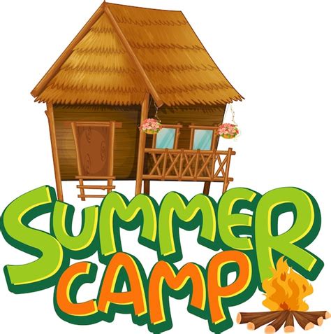 Cabin Camping Clipart