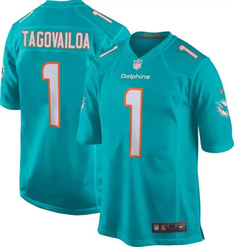 Nike Youth Miami Dolphins Tua Tagovailoa #1 Aqua Game Jersey | Dick's Sporting Goods