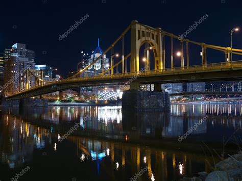 Pittsburgh Bridges at Night Stock Photo by ©trekandshoot 7977546