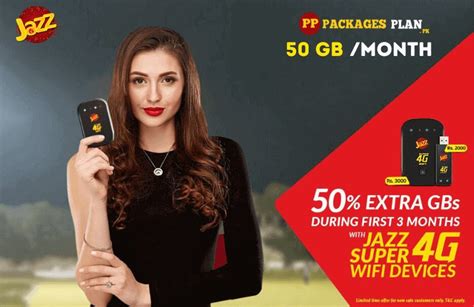 Jazz 3 Months Bundle 4G Device - Packages Plan