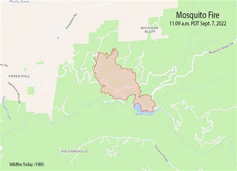 Mosquito Fire prompts evacuations near Foresthill, California - Wildfire Today