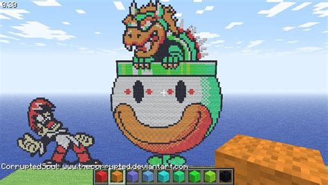 Pixel Art Minecraft Plan