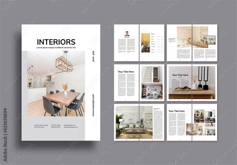 Brochure Layout Stock Template | Adobe Stock