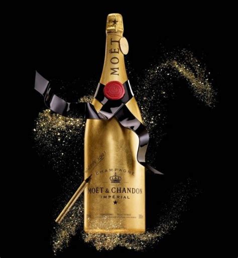 Moët & Chandon produce Limited Edition Gold Champagne Bottle | The Rich Times